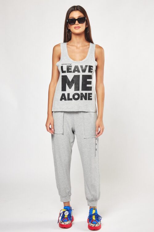 Two Piece Grey Pique Jogger Set ME