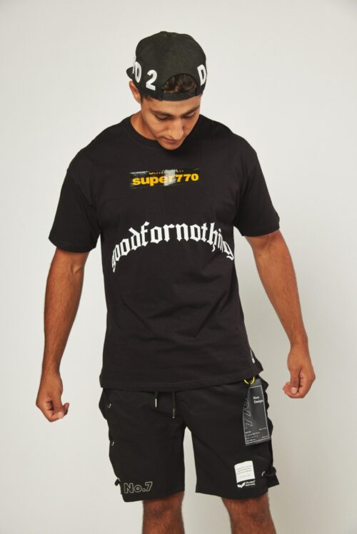  Designed Man Black  T- Shirt  SUPER