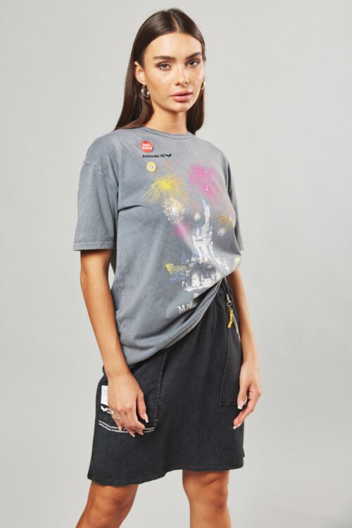  Designed  Grey T- Shirt MAGIC