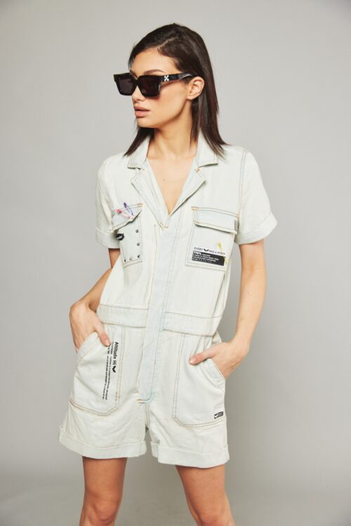  Short Designed Denim Overall  EVERY