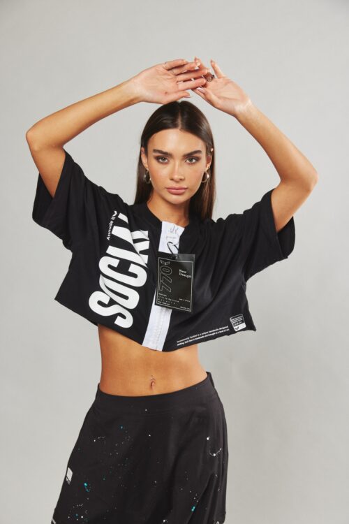 Black Zipper Top SUPER