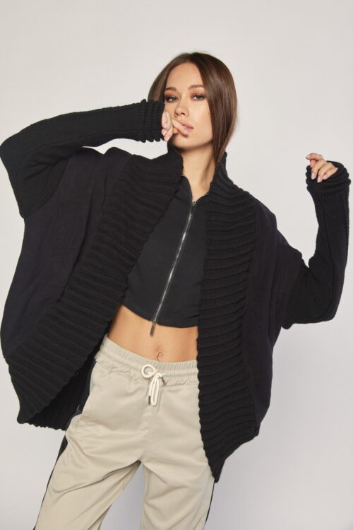 Black   Wide Jacket  Top  BIRTH