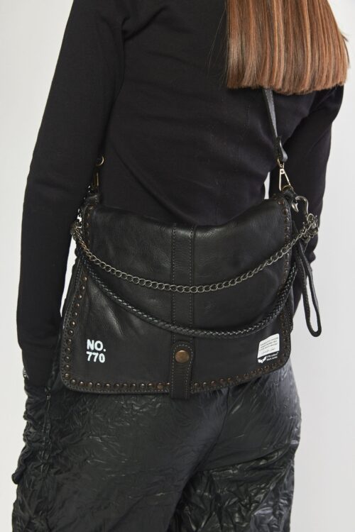 Designed Black  Small Hand Bag  770
