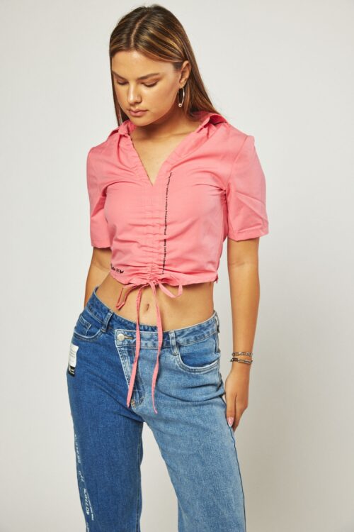  Designed Pink Top  ATTITUDE
