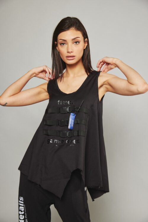 Black Tank Top Belts TRUE