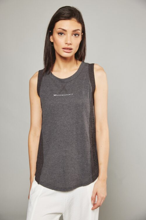 Grey Tank Top BACK