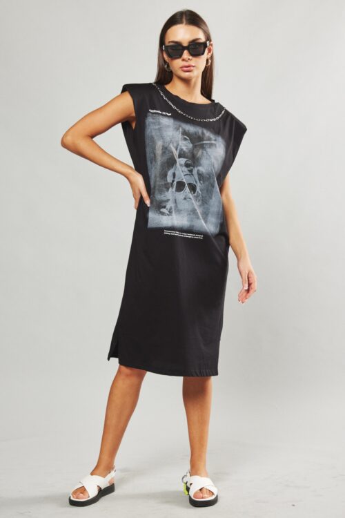 Black Midi Dress ATTITUDE