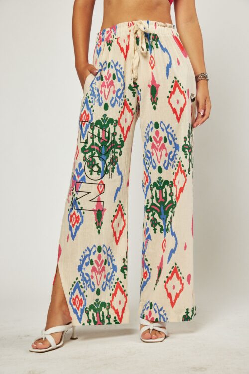 Colorful Boho-Chic Style Designed Pants  SEVEN
