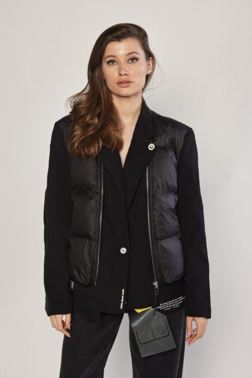  Designed Pullover and Puffer Black  Coat  SEVEN
