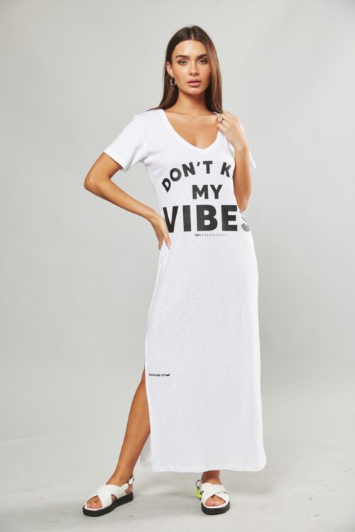 White Maxi Dress VIBES