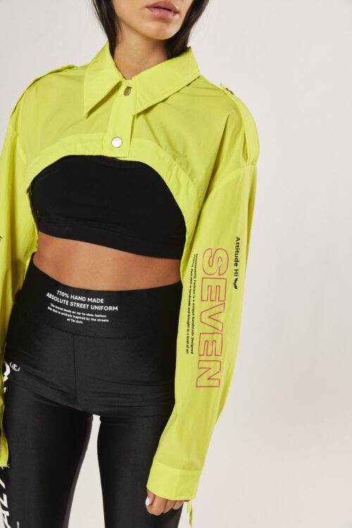 Yellow Crop Top Jacket SEVEN