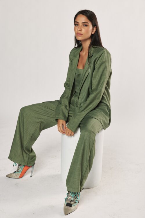 3 Piece Olive Green Elegant Set ATTITUDE