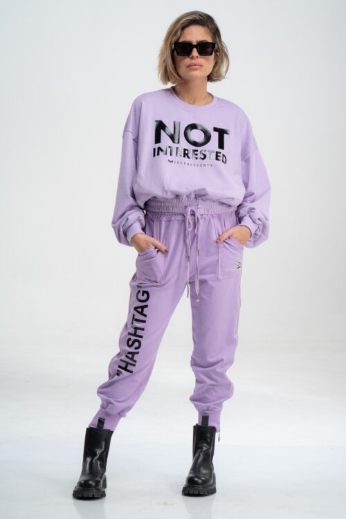 Light Purple Two Piece Pullover Jogger  Set  NOT INTERESTED