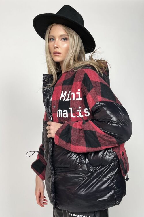  Designed Pullover and Puffer Black  Coat  MINI