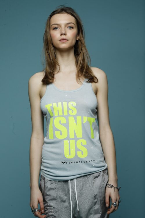 Light Blue Cotton Tank ISN'T 