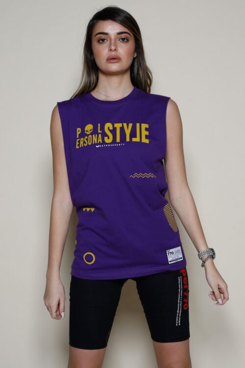 Purple Sleeveless Top STYLE