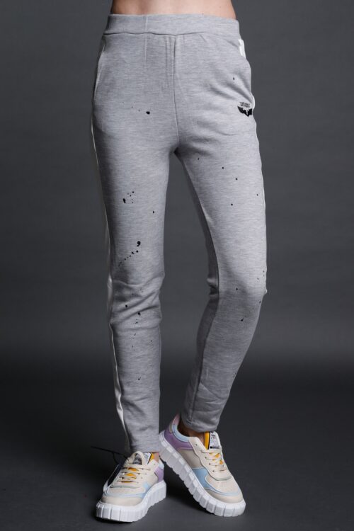 Light Gray Sport Elegant Cut Pullover  Pants SEVEN
