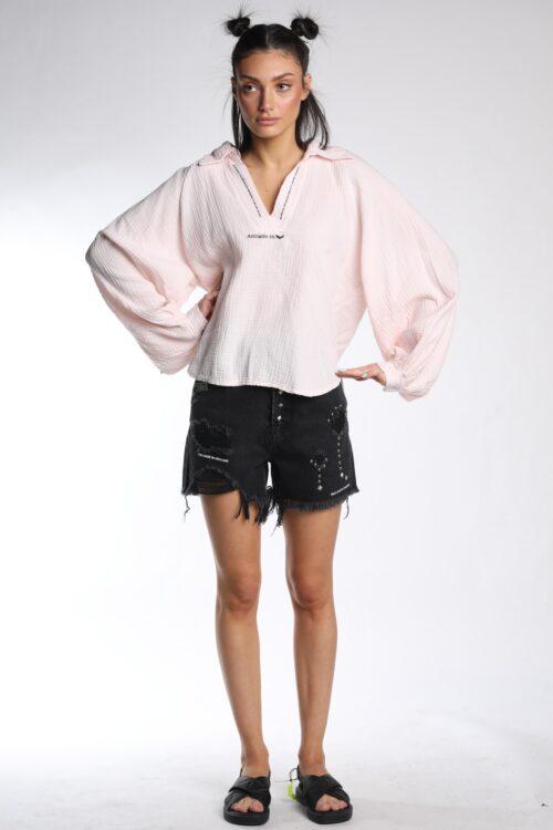 Peach Long Sleeves Top ATTITUDE