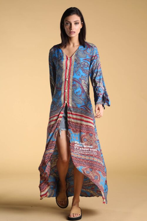 Colorful Boho Style Maxi Top BRAND