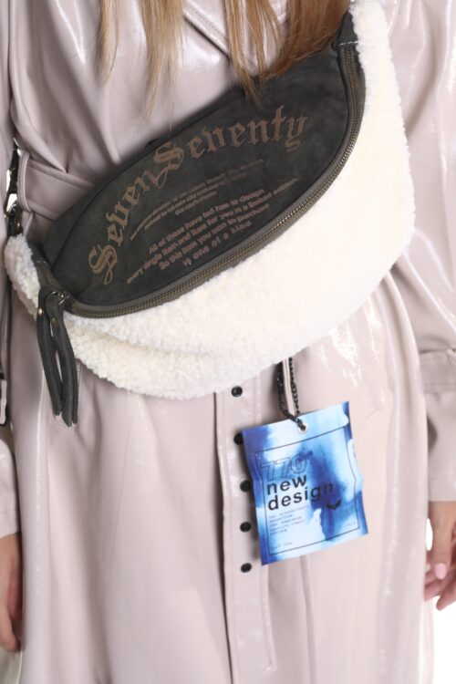 Hand Made Designed Leather Pouch Side Bag  SEVEN
