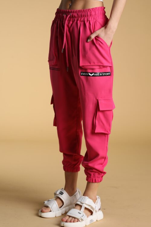 Pink Designed Jogger Pants EVERY
