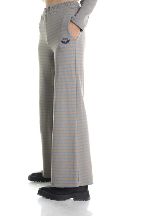 Designed Beige and Light Blue Pants SEVEN