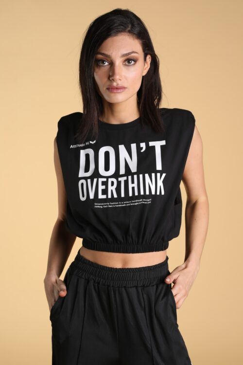 Black Crop Top DON'T