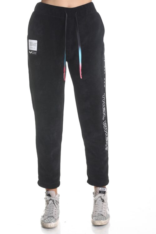 Designed Black  Corduroy Jogger Pants  STORY