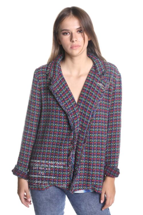 Colorful Pepita Blazer Jacket SEVENTY