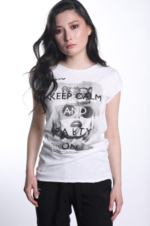White Semi Short Sleeve CALM