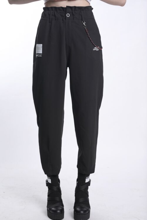 Black Designed Jogger Pants  LIMITED
