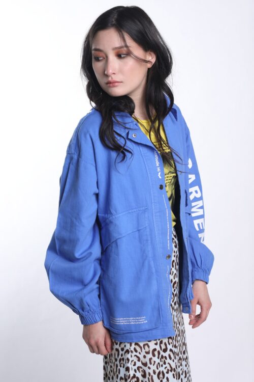 Blue   Unique Design Top  Jacket  GARMENT