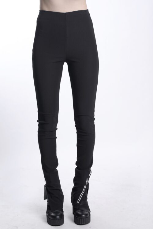 Designed Black  Leggings ATTITUDE