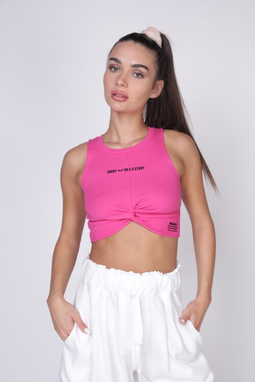 Pink Crop Tank Top  STORY