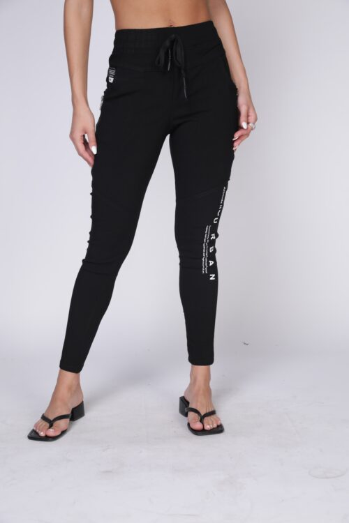 Stretchy Black Jogger Pants PLAY