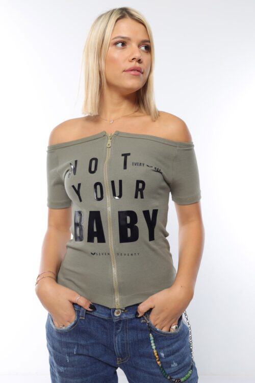 Olive Green Short Sleeve Shirt BABY