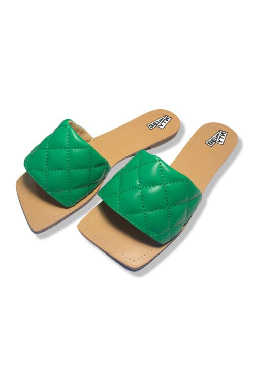 Green Color Designed Slides ROYAL