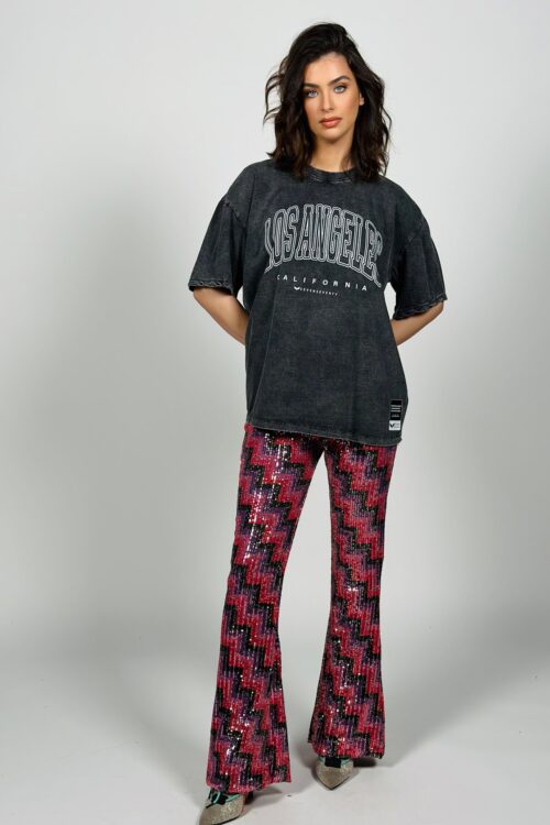 Washed Black T- Shirt  LA