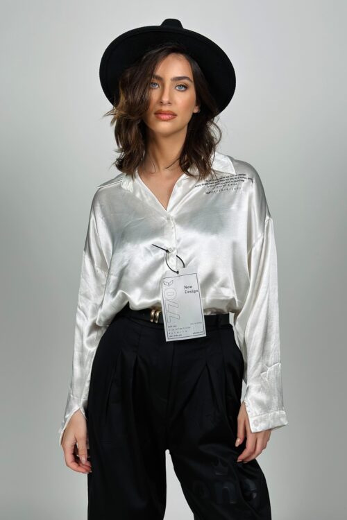 Buttoned up Satin Shirt DESIGN