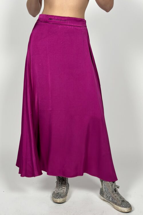 Maxi  Satin Skirt  SEVEN