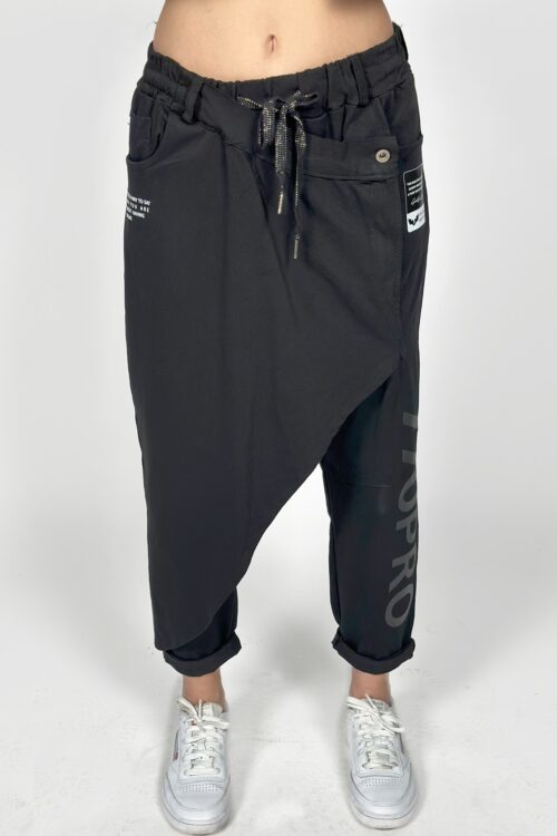Designed Black  Jogger Pants  SPEAK