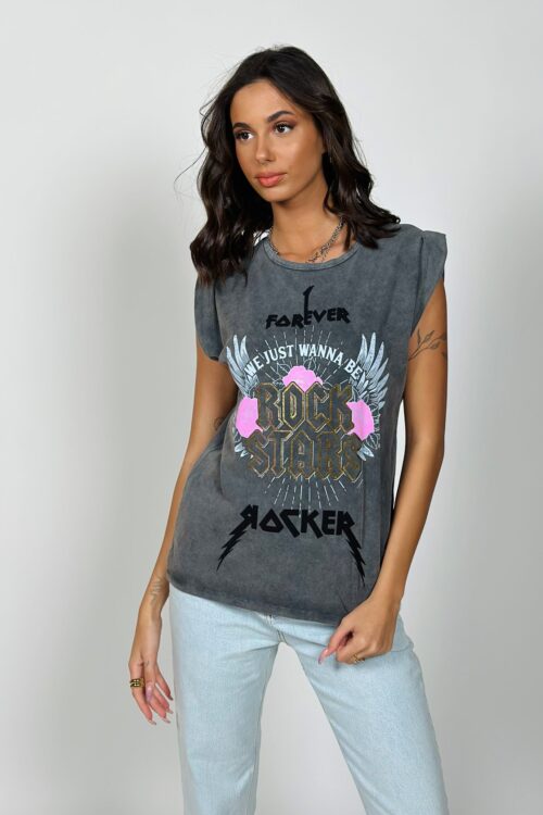 Sleeveles tee shirt FOREVER