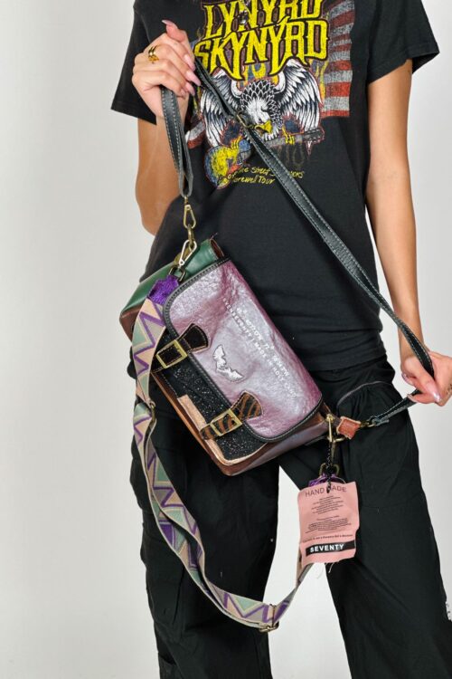 Designed Leather Small Hand Bag HAND MADE 770