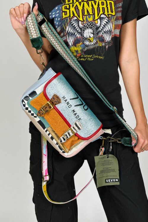 Designed Leather Small Hand Bag HAND MADE 770