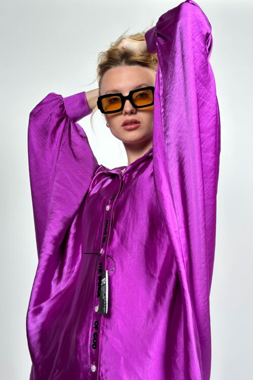 Buttoned up Satin Shirt DESIGN