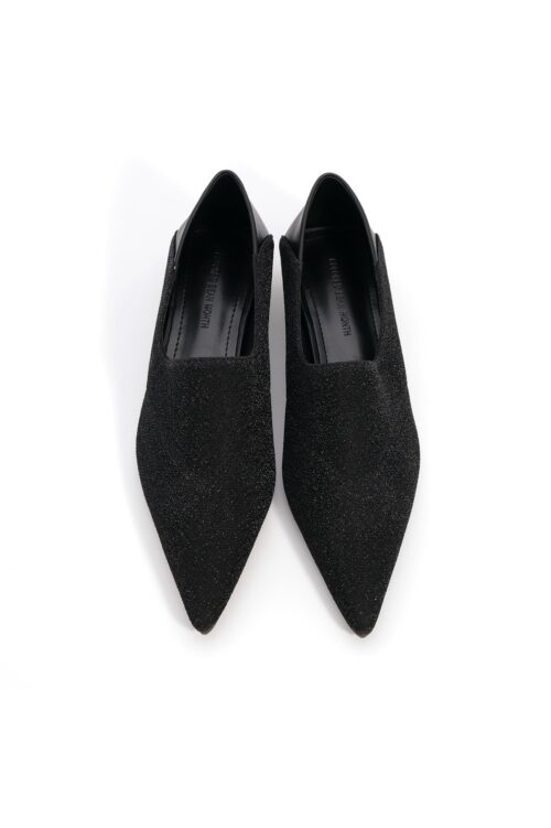   Black Short Hills Lurex Shoes NIGHT