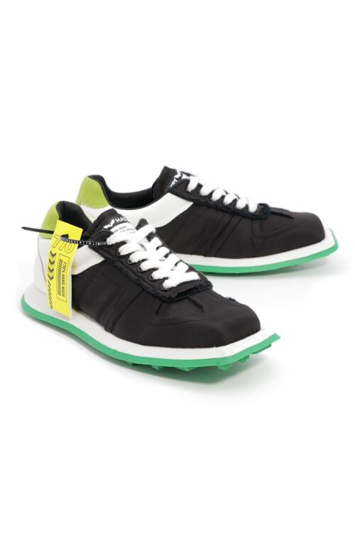 Black Green And White  Sneakers SEVEN