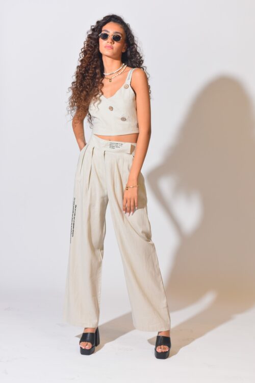 Beige Two Piece Set  STYLE