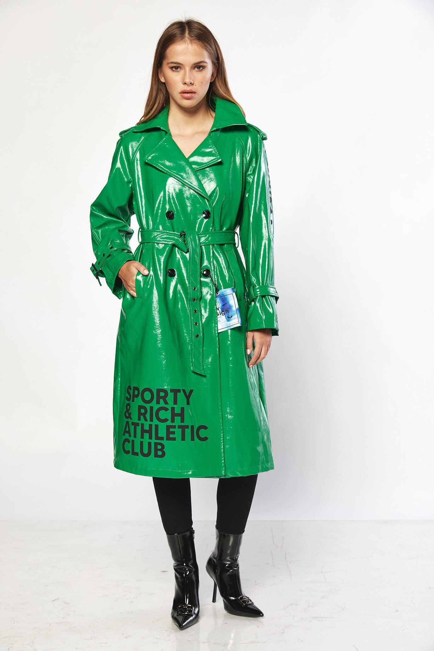 Green 2024 vinyl coat