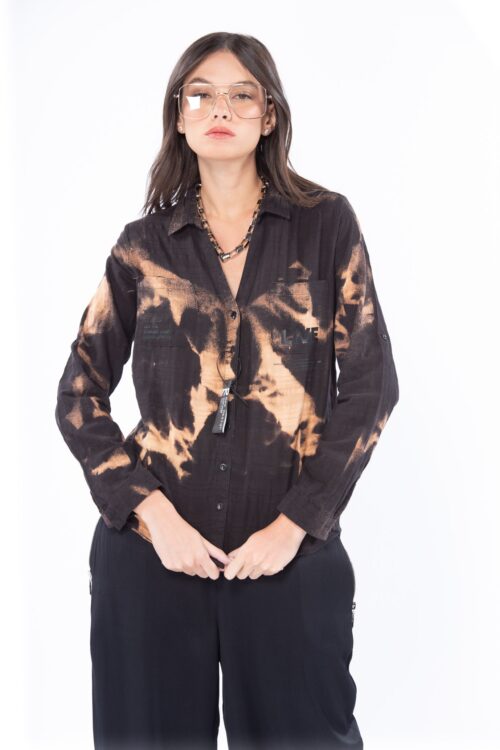 Buttoned up Tie Dye Shirt LIVE